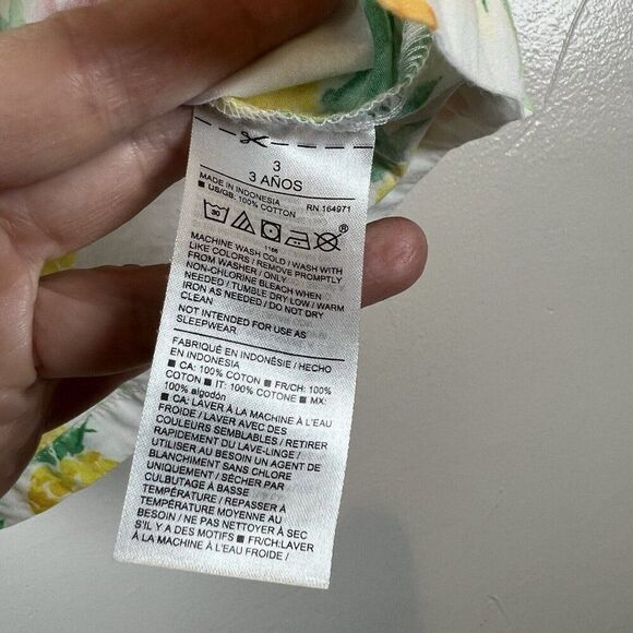 Janie And Jack the Pineapple Cabana Button Shirt Boys Size 3 - Picture 13 of 14